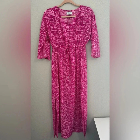 MOTT50‎ Fuchsia Basketweave Charlotte Dress Size Small - Picture 7 of 13